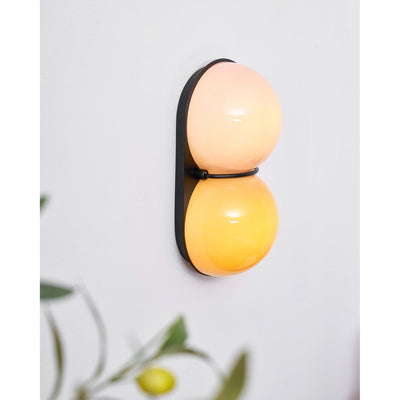 Eversham Twin Globe Wall Lamp