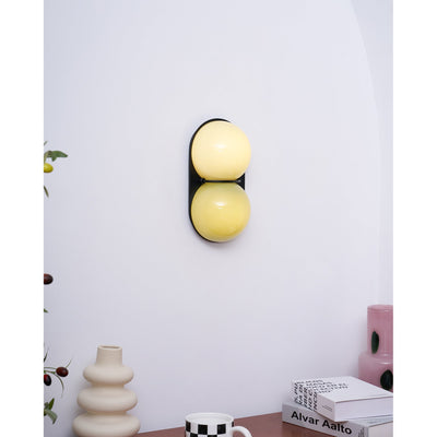 Eversham Twin Globe Wall Lamp
