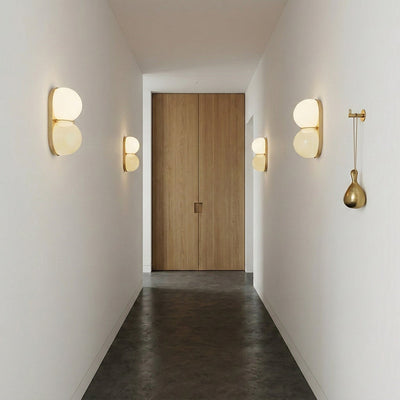 Eversham Twin Globe Wall Lamp