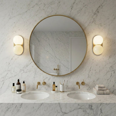 Eversham Twin Globe Wall Lamp