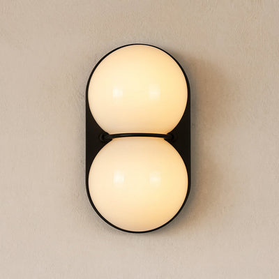 Eversham Twin Globe Wall Lamp