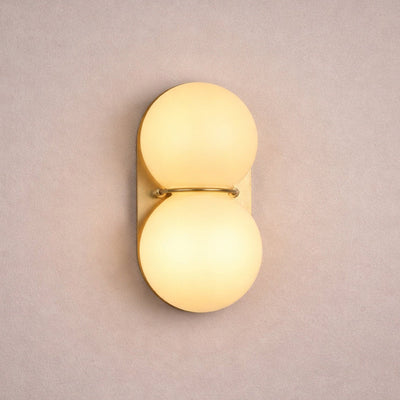 Eversham Twin Globe Wall Lamp