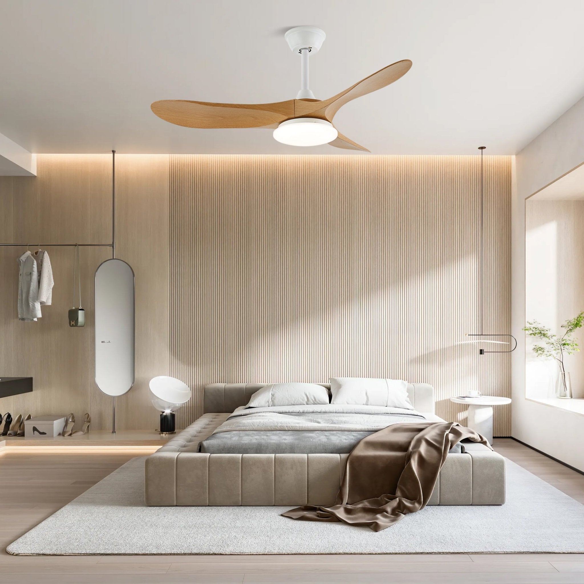 Miriveon Drift Ceiling Fan Light