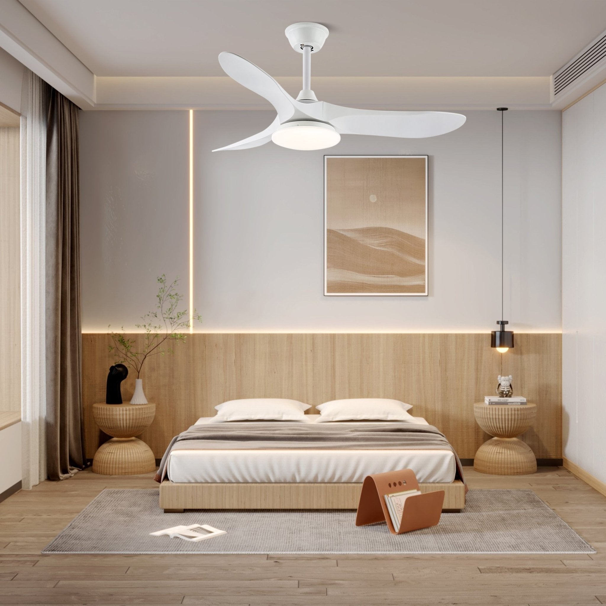 Miriveon Drift Ceiling Fan Light