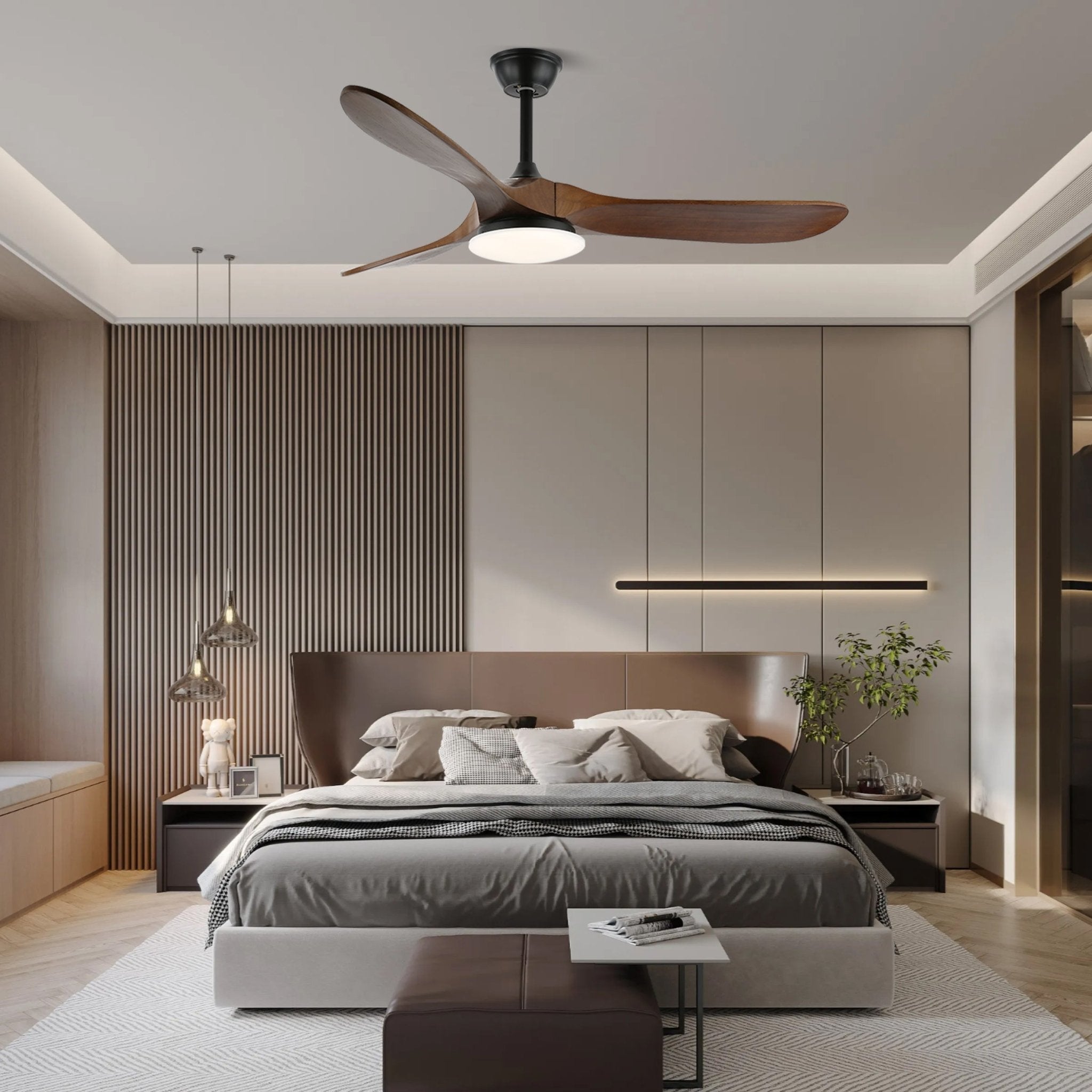 Miriveon Drift Ceiling Fan Light