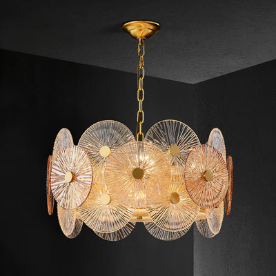 Liororiel Glass Chandelier Light