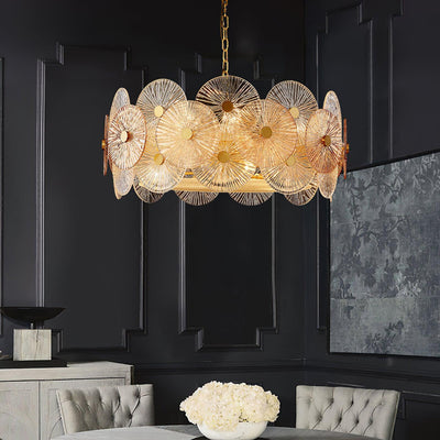 Liororiel Glass Chandelier Light