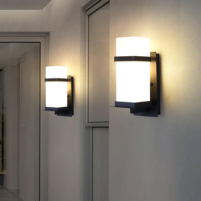 Dula Nordic Art Glass Outdoor Wall Light