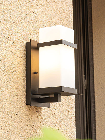 Dula Nordic Art Glass Outdoor Wall Light