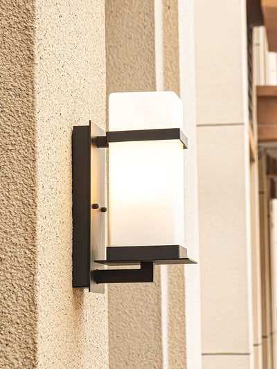 Dula Nordic Art Glass Outdoor Wall Light