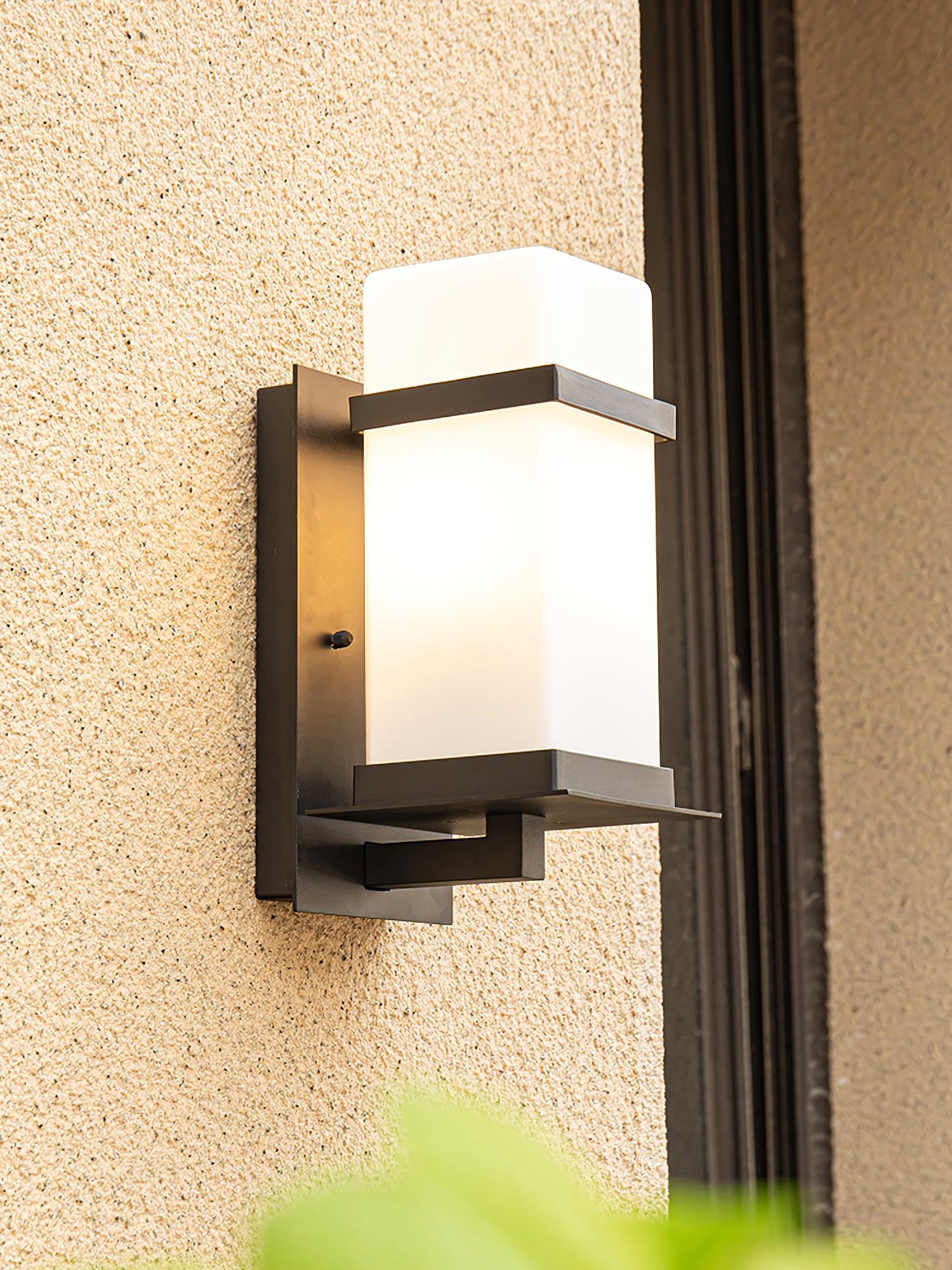 Dula Nordic Art Glass Outdoor Wall Light