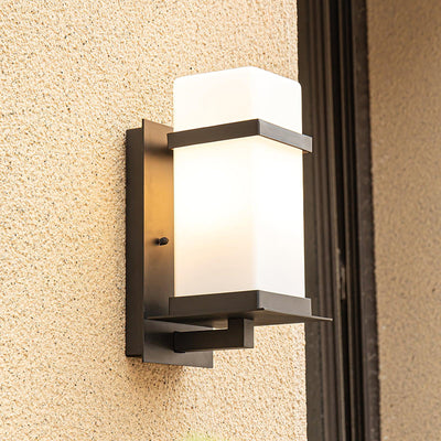 Dula Nordic Art Glass Outdoor Wall Light