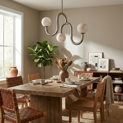 Vardenmere Alabaster Chandelier
