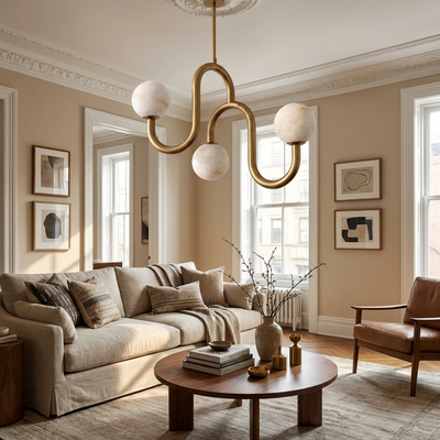 Vardenmere Alabaster Chandelier