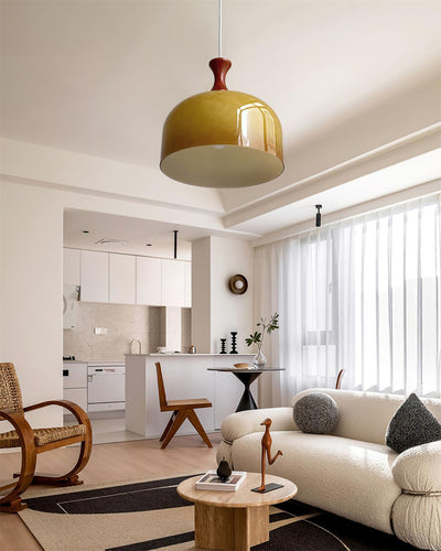 Lioraer Glass Retro Pendant Light
