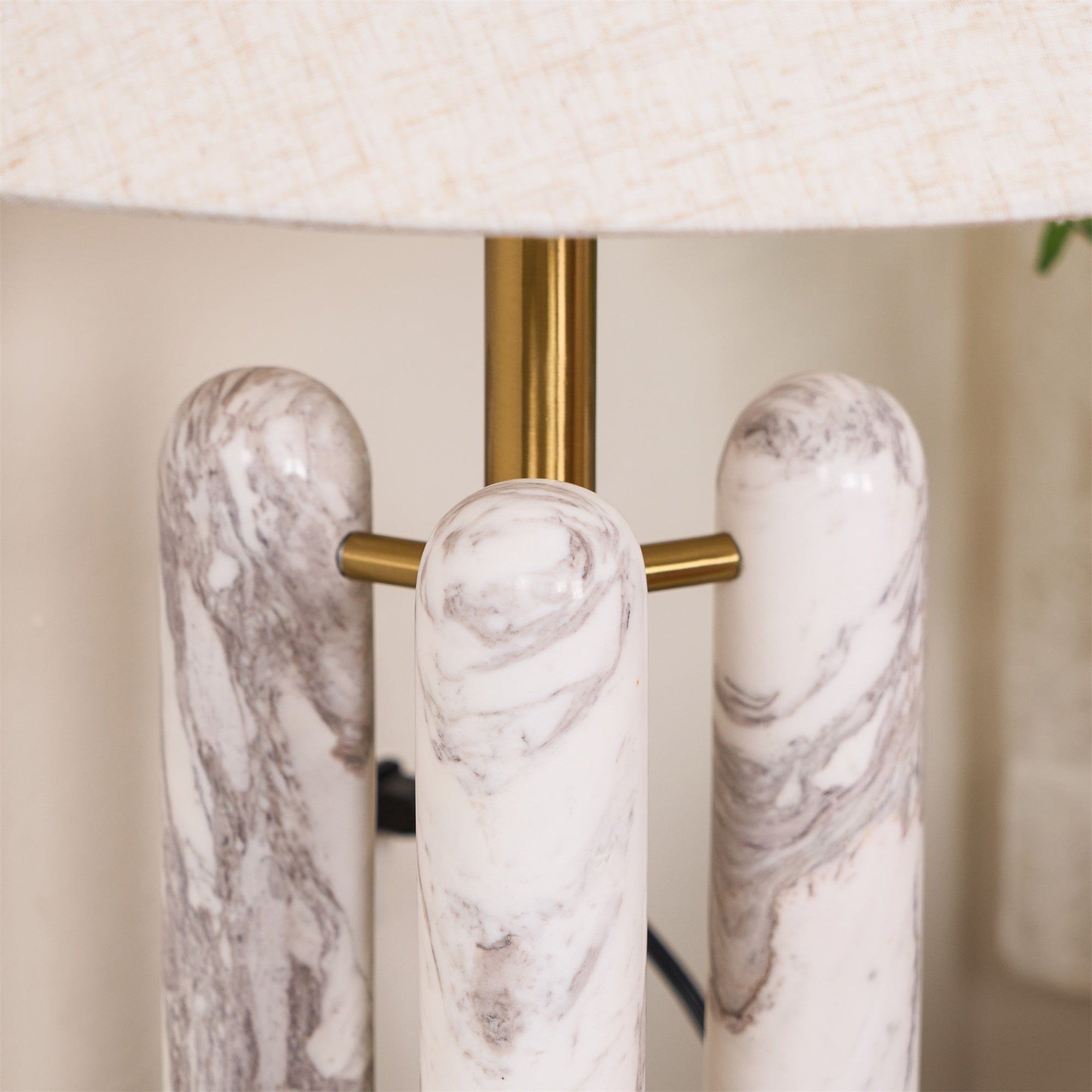 Trio Marble Modern Table Lamp