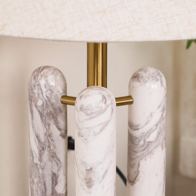 Trio Marble Modern Table Lamp