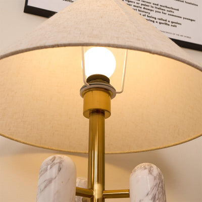 Trio Marble Modern Table Lamp