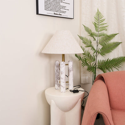Trio Marble Modern Table Lamp