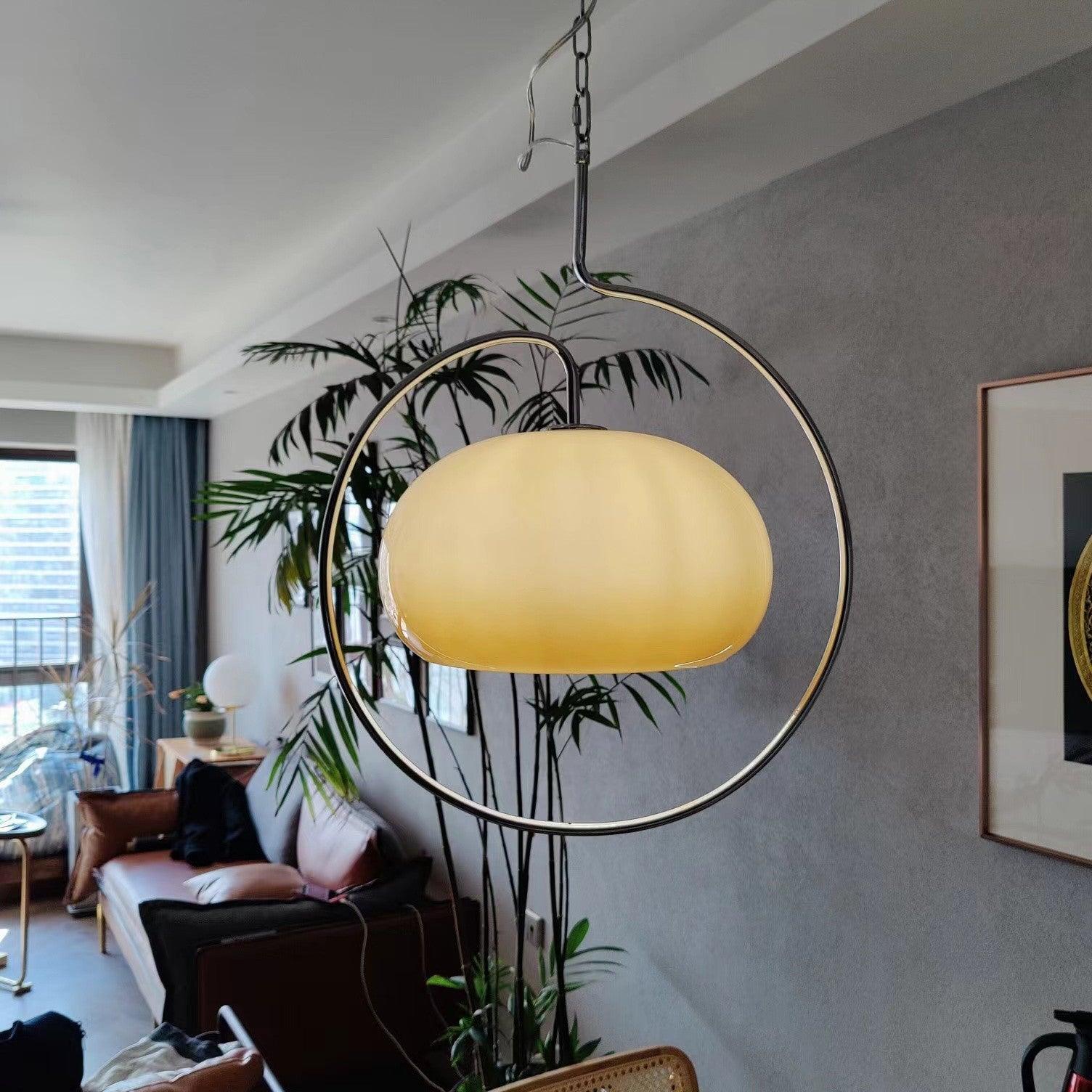 Medieval Premium Nordic Art Swag Glass Pendant Light