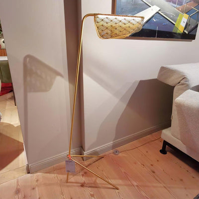 Triad Gold Geometric Floor Lamp