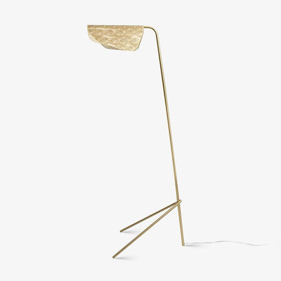 Triad Gold Geometric Floor Lamp