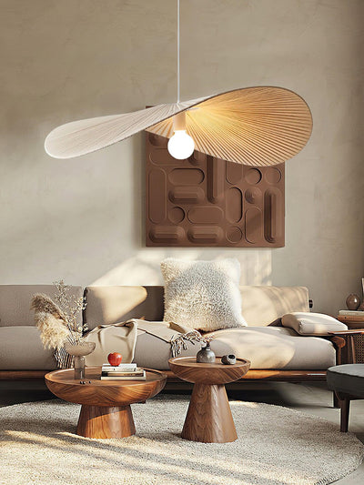 Cedrin Pendant Lamp Wave Natural