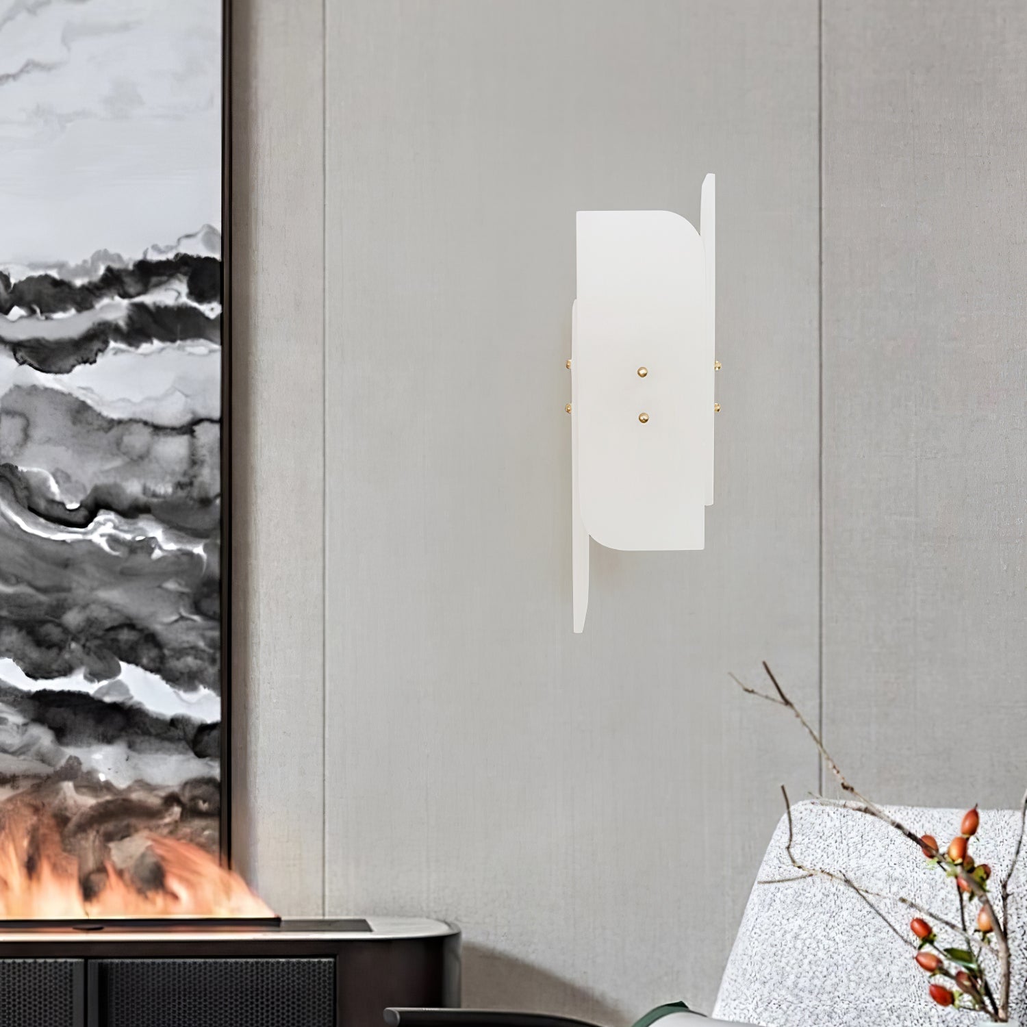 Eiroette Alabaster Wall Sconce