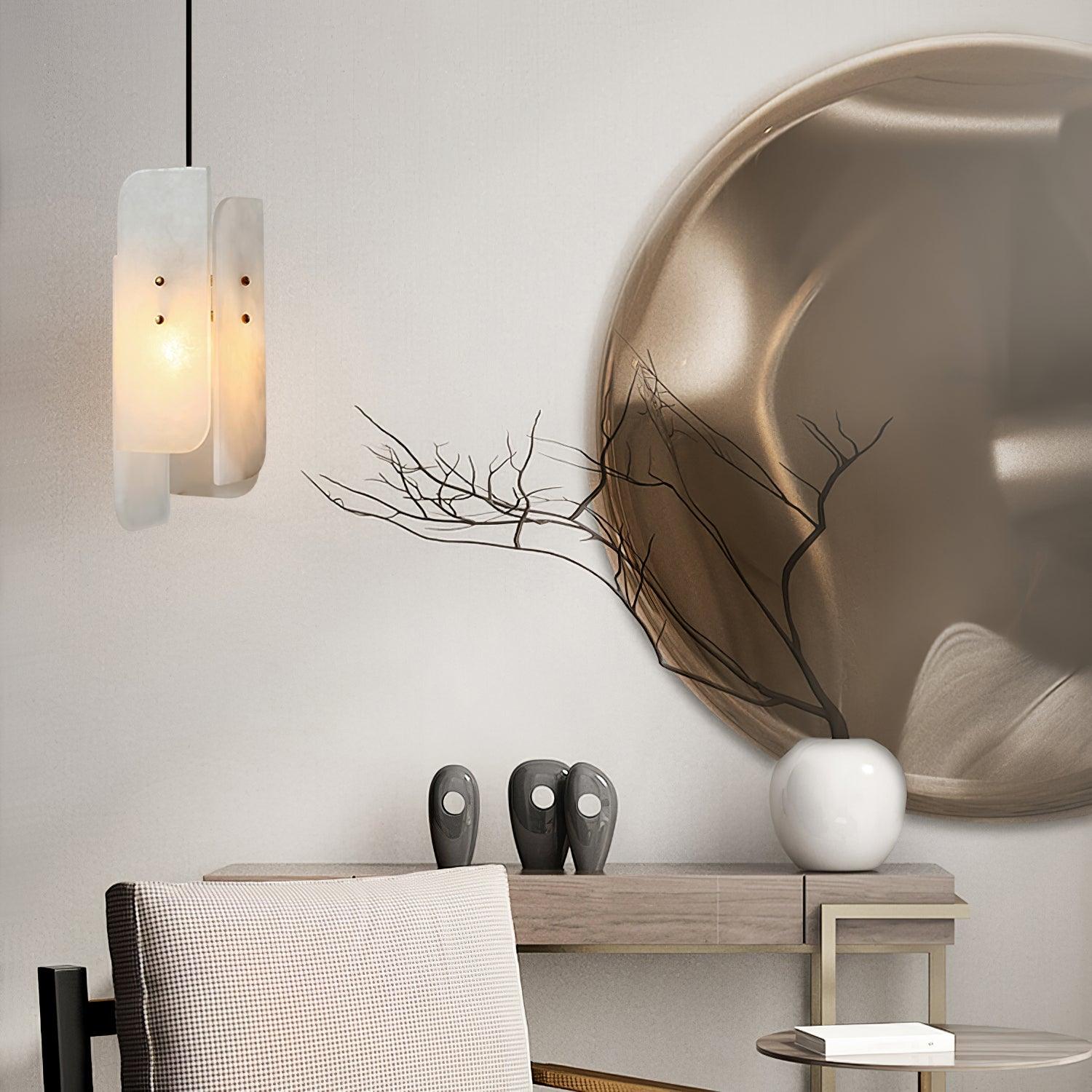 Aurestead Mini Alabaster Pendant Light