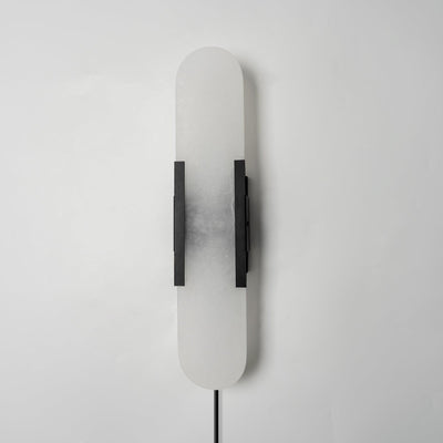 Bano Oblong Alabaster Plug Wall Light