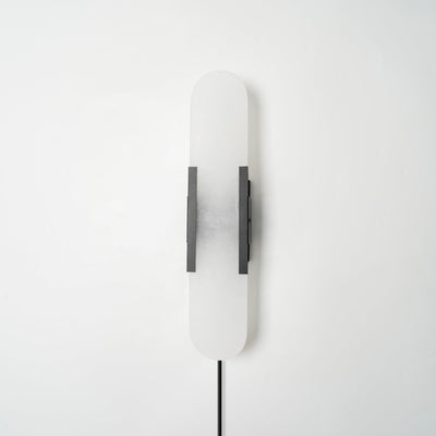 Bano Oblong Alabaster Plug Wall Light