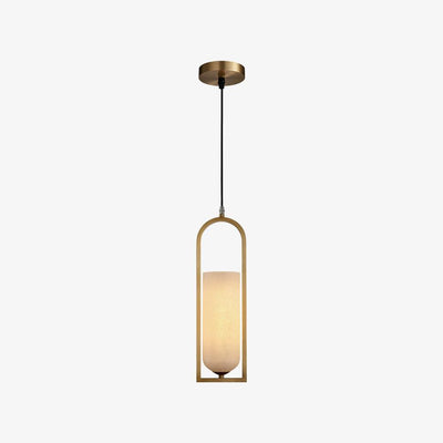 Svala Arch Alabaster Pendant Light