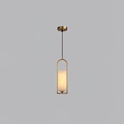 Svala Arch Alabaster Pendant Light