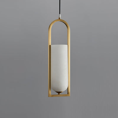 Svala Arch Alabaster Pendant Light