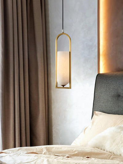 Svala Arch Alabaster Pendant Light