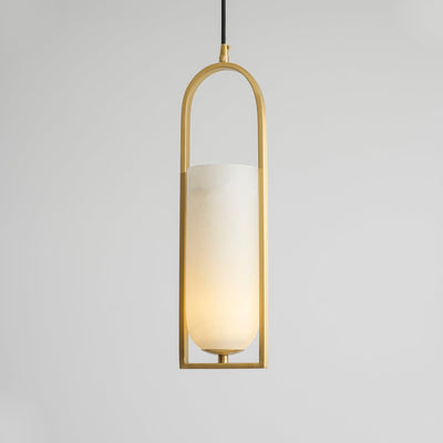 Svala Arch Alabaster Pendant Light