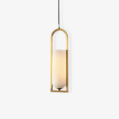 Svala Arch Alabaster Pendant Light
