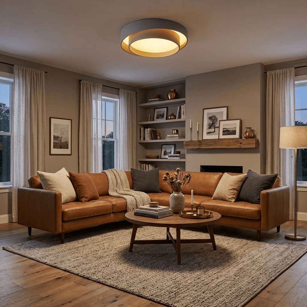 Bellley Iron Flush Mount Ceiling Light