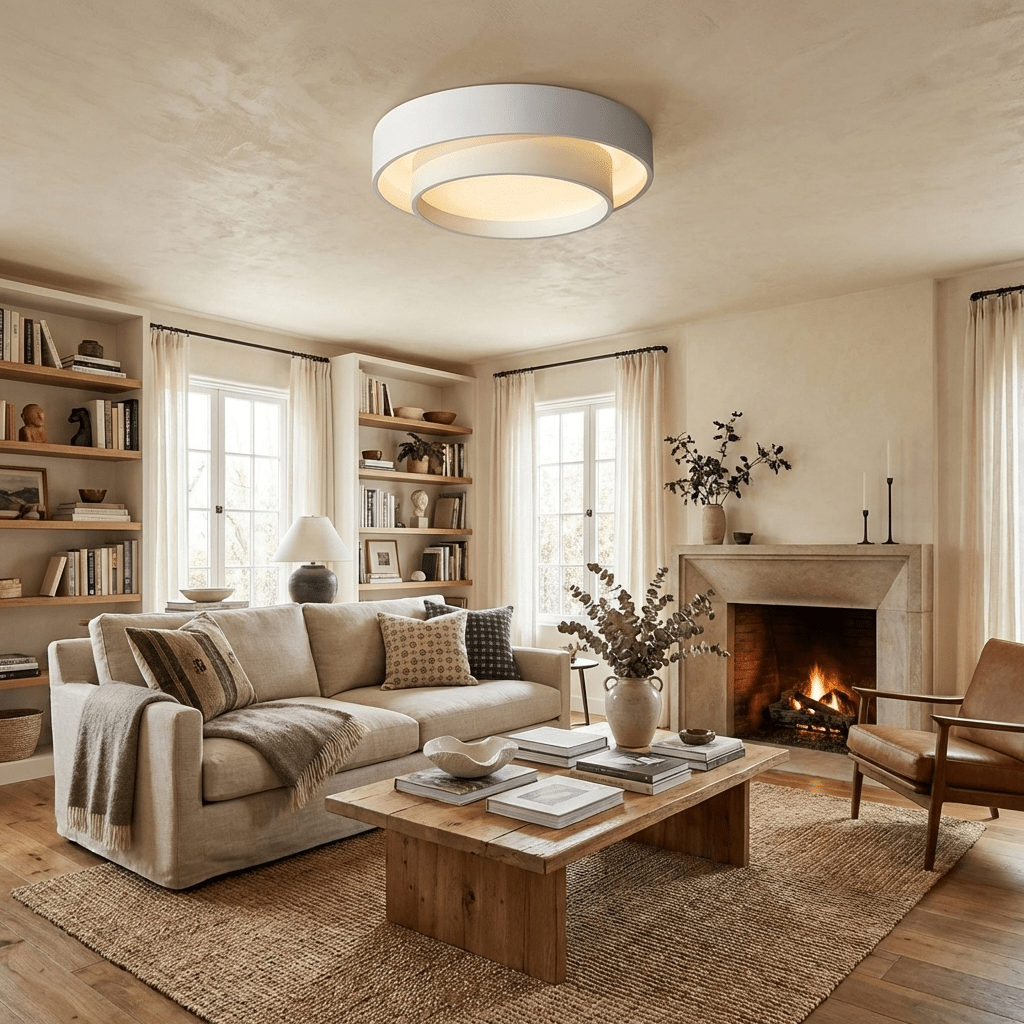 Bellley Iron Flush Mount Ceiling Light