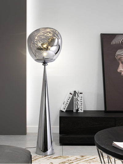 Ovexin Gray Contemporary Floor Lamp