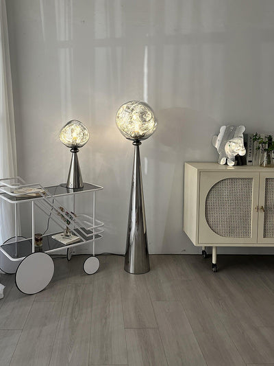 Ovexin Gray Contemporary Floor Lamp
