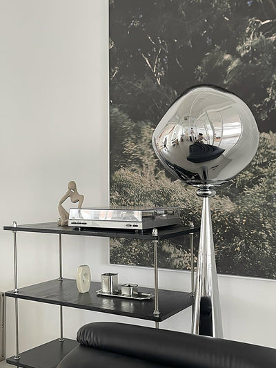 Ovexin Gray Contemporary Floor Lamp