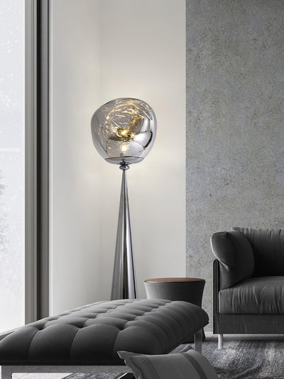 Ovexin Gray Contemporary Floor Lamp