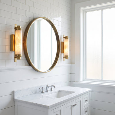 Brambleford Alabaster Wall Sconce