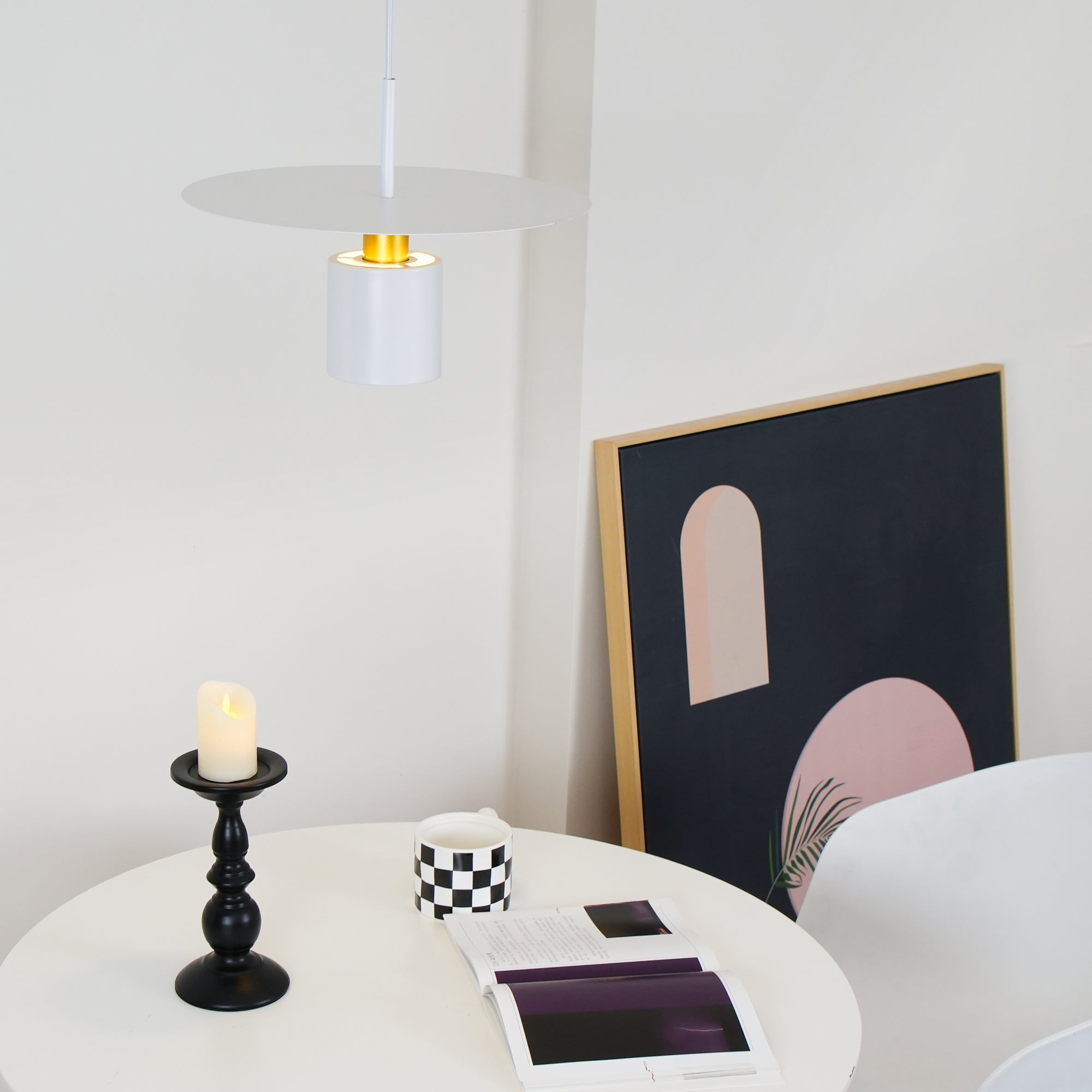 Erixy Pendant Lamp Cylinder Disc Industrial