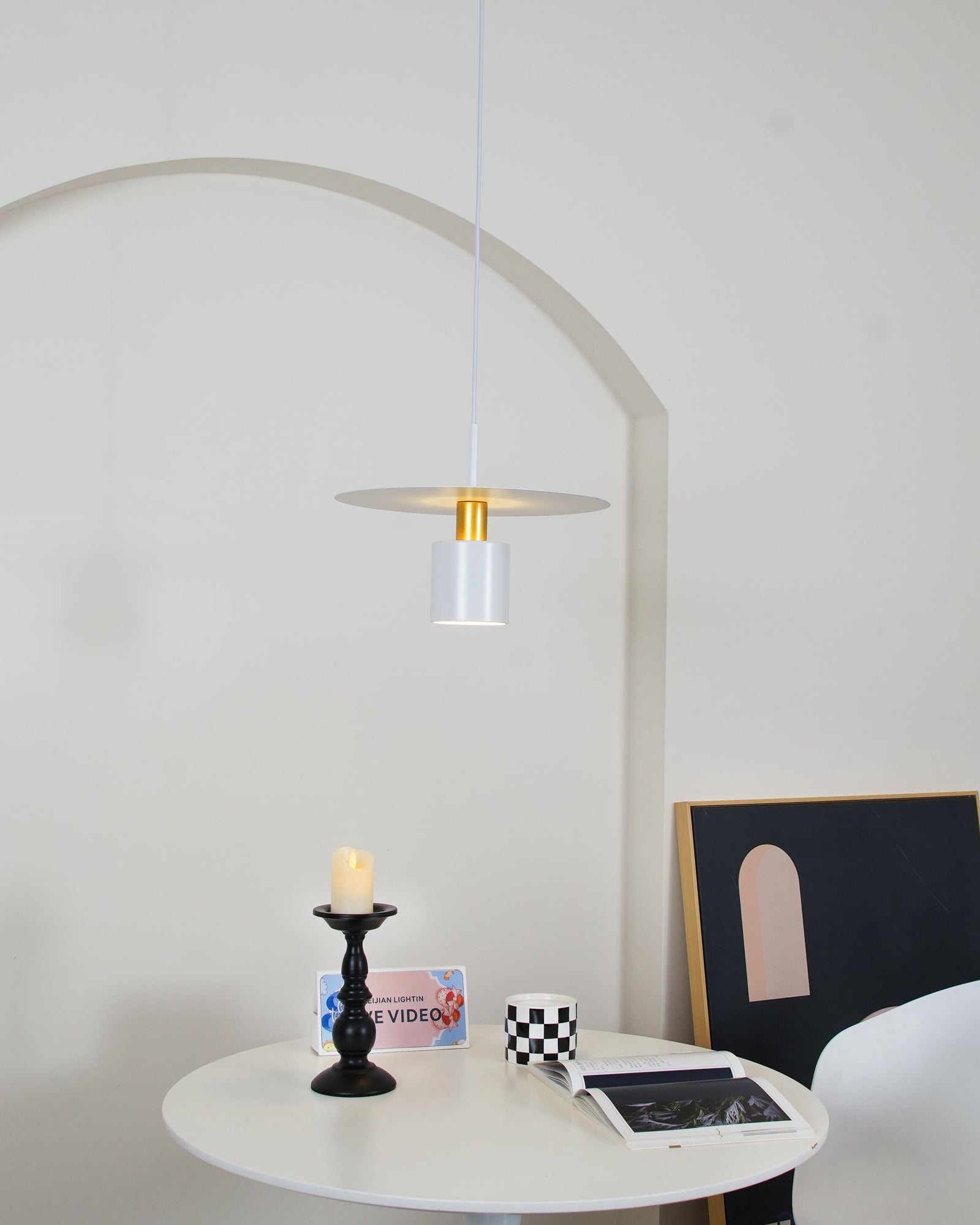 Erixy Pendant Lamp Cylinder Disc Industrial