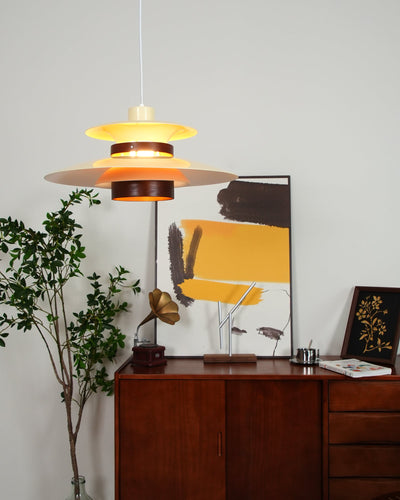 Sylelenne Wood Steel Pendant Lamp
