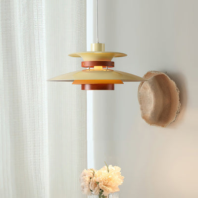 Sylelenne Wood Steel Pendant Lamp