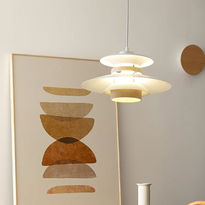 Sylelenne Wood Steel Pendant Lamp