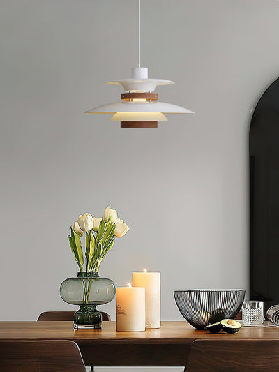 Sylelenne Wood Steel Pendant Lamp